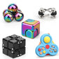 Fidget Toys Set For Adults, Sensory Pack With Fidget Chain, Infinity Cube, Fidget Spinner Cube, Magnet Rollers, Fidget Pad, Offi