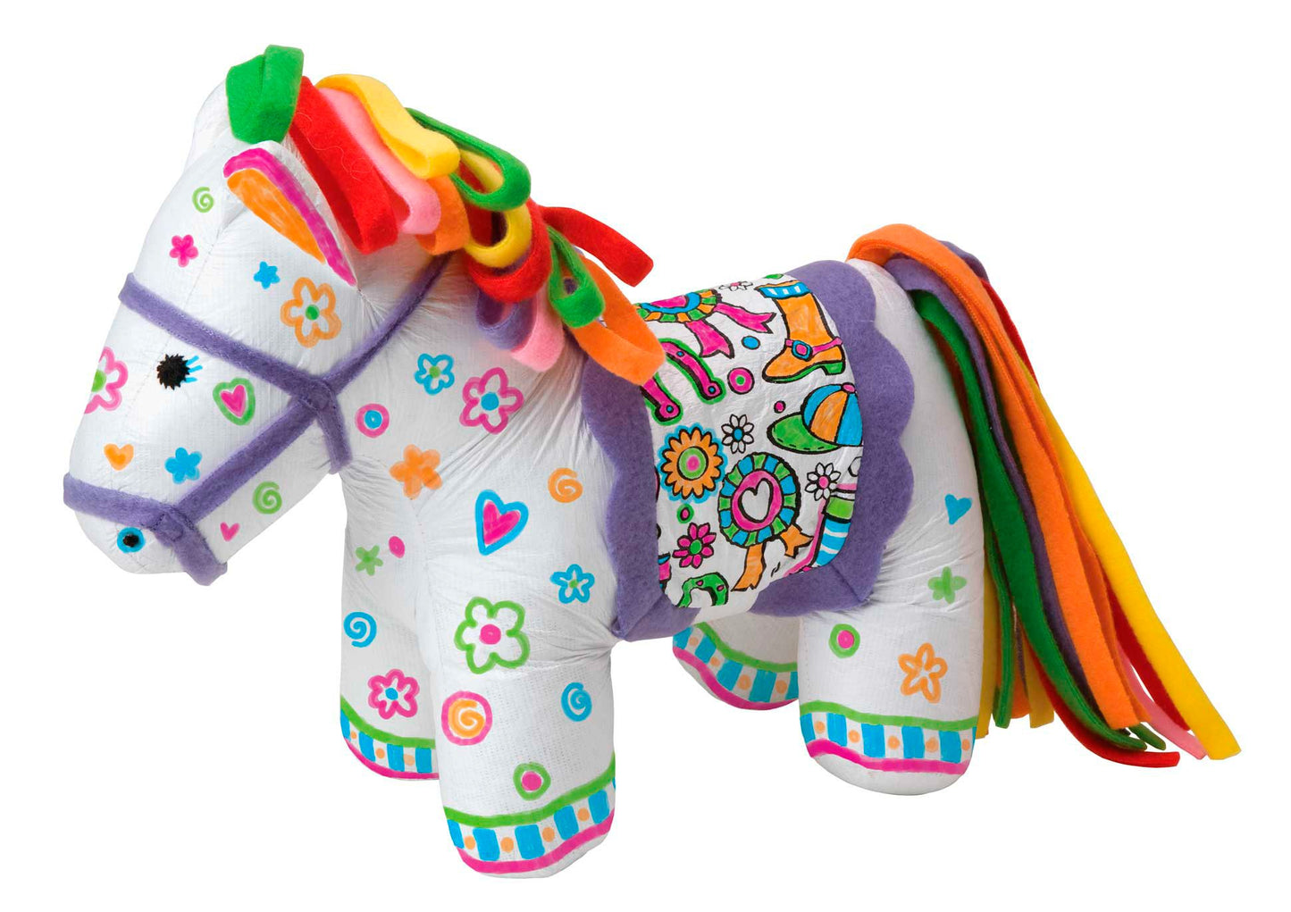 Alex Craft Color And Cuddle Washable Pony Kids Art And Craft Activity