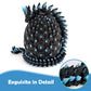 3D Printed Glowing Dragon Egg - Articulated Fantasy Dragon Figurine  Glow in The Dark Collectible  3D Printed Dragon Egg Gift for Fans & Collectors (Midnight Obsidian)