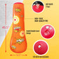Novelty Place Kid'S Inflatable Punching Bag - 4 Feet Tall Free Standing Buddy - Hit & Bounce Back Air Bop Toy Fun For All Ages Boys Girls Fitness & Stress Relief