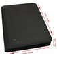 WINTRA enhanced 360 Pockets Black Zippered Playing Card Binder - Sturdy Trading Card Holder Album