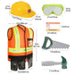 Liberry Kids Tool Set - Construction Worker Costume, Small, Orange, Plastic, Model CP00236, Dress Up Toys for Boys & Girls 3-5 Years