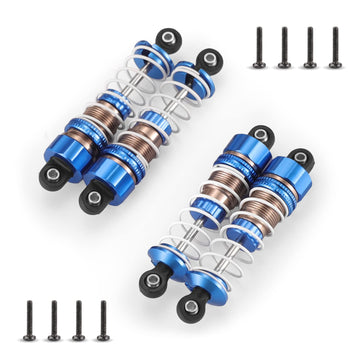 Haiboxing Rc Cars Spare Parts Aluminum Capped Oil Filled Shocks 4Pcs Apply To 2021 New Version 18858 & 18859 &18859A M1882