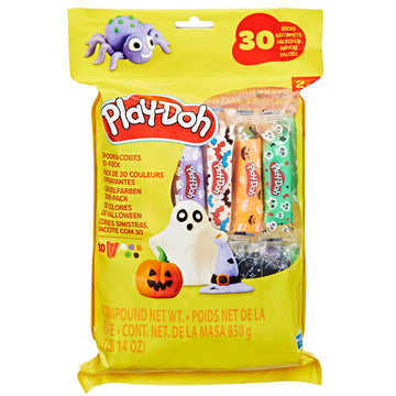 PLAY-DOH 30 Pack Spooky Colors, Individually Wrapped 1 Ounce Sticks for Halloween, Trick or Treat, or Fall Seasonal Arts & Craft