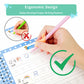 Magic Pens With Grips And Refills, Reusable Invisible Ink Pen For Kid'S Handwriting Practice Kit, Children'S Writing Practice Ai