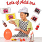 GirlZone Butter Slime Bakery Kit - 16 Piece Set, Cake Scented, Red Plastic Slime Making Kit, Fun Gift Idea, Model B09K1FTHPN