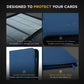 Card Guardian - 9 Pocket enhanced Binder with Zipper for 360 Cards Trading Card Games TCG (Blue) Side Loaded Pockets Perfect for Yugioh Cards MTG Binder Sports Cards