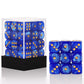 36 of Pack 12MM 6 Sided MINI Dice Set,Pearl Pattern Game Dice Set, 6 Sided Standard Dices for Yahtzee, Bunco or Teaching Math,wi