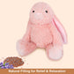 Suzzipals Heatable And Coolable Bunny Stuffed Animal, Microwavable Stuffed Animal Heating Pad For Period Cramps And Pain, Lavend