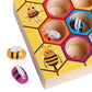 Montessori Wooden Bee Hive Matching Game