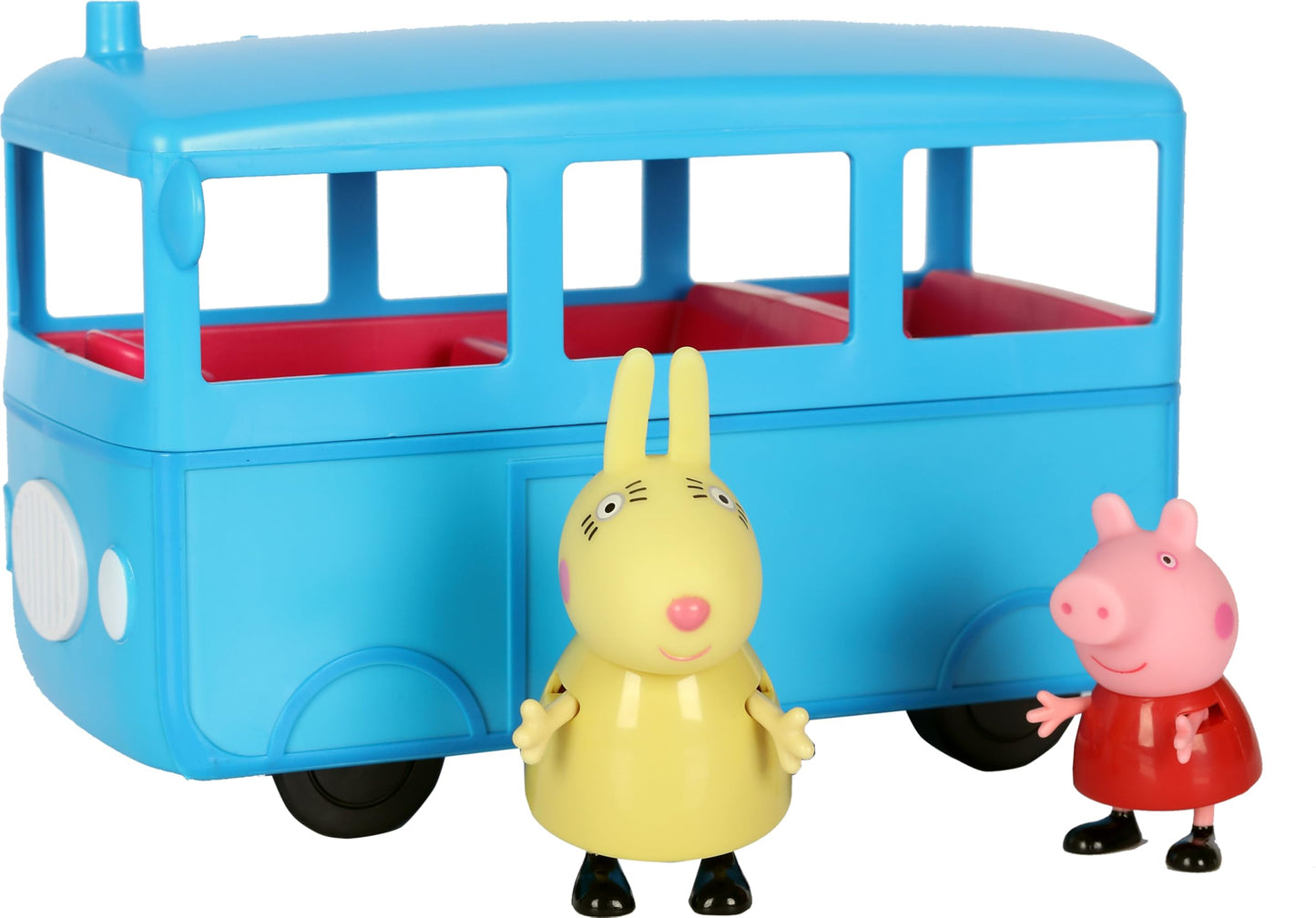 Peppa Pig PeppaS School Bus Playset With Sound Effects, Includes 2 Figures, Preschool Toy For Girls And Boys 3 Years And Up, Bi
