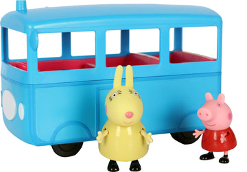 Peppa Pig PeppaS School Bus Playset With Sound Effects, Includes 2 Figures, Preschool Toy For Girls And Boys 3 Years And Up, Bi