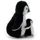 The Petting Zoo Penguin Plush Toy - Mom and Baby Stuffed Animals, 12 Inch, Black and White, Fabric, Model 316520