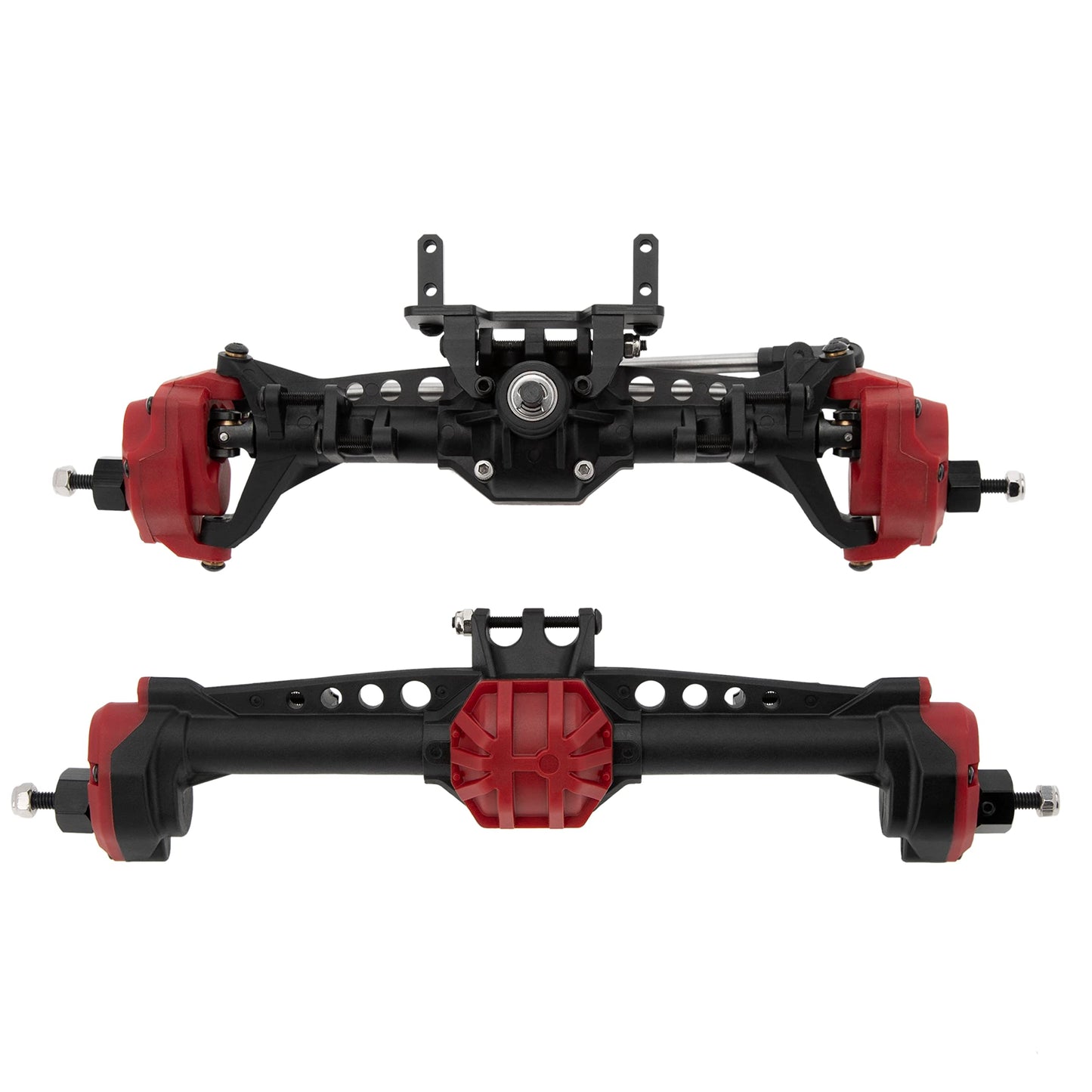 MEUS RACING SCX10 Axles Front & Rear Portal Axles for Axial SCX10 SCX10 II 1/10 RC Crawler Upgrade Pasrts, Nylon Axles with Stee