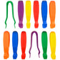 Edxeducation Jumbo Tweezers - Set Of 12 - For Ages 18M+ - 6 Colors - Plastic Toddler And Pre-School Tweezers - Develop Strength 