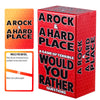 A Rock & A Hard Place Would You Rather - Card Game For Adults Party Card Games For Adults And Family, Party Games For Game Night