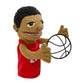 Okegztoa 16'' Sportsman Hand Puppet For Kids & Adults, Entriloquist With Removable Mouth & Scalable Control Rod