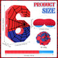 Simgoing Number 6 Spider Web Piata Bundle with Blindfold Small Piata Birthday Party Decoration for Mexican Fiesta Cinco De Mayo