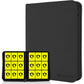 Trading Card Binder 9 Pocket  360 Pockets Trading Card Holder Book  enhanced PU Cover Zip Folder Binder  Side Loading Carrying Case Binder Album for TCG  MTG Sports Cards  Game Cards (Black)