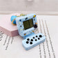 Retro Classic Game Console Pendant Keychain Playable Electronic Miniature Handheld Mini Games Machine With Keychain Ring Gift (X