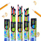 Dropin Personalised Name Pencil Set, Multicolour Round, Pack Of 10, 100 Pcs Neon Pencils (Neon Pencil, 100 Pcs)