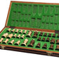 Handmade European Wooden Chess Set With 16 Inch Board And Hand Carved Chess Pieces