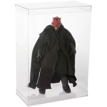 Dollsafe Deluxe Clear Folding Display Case With Acrylic Top And Base For 11-12 Inch Dolls Or Action Figures, 9.5'' W X 5'' D X 1
