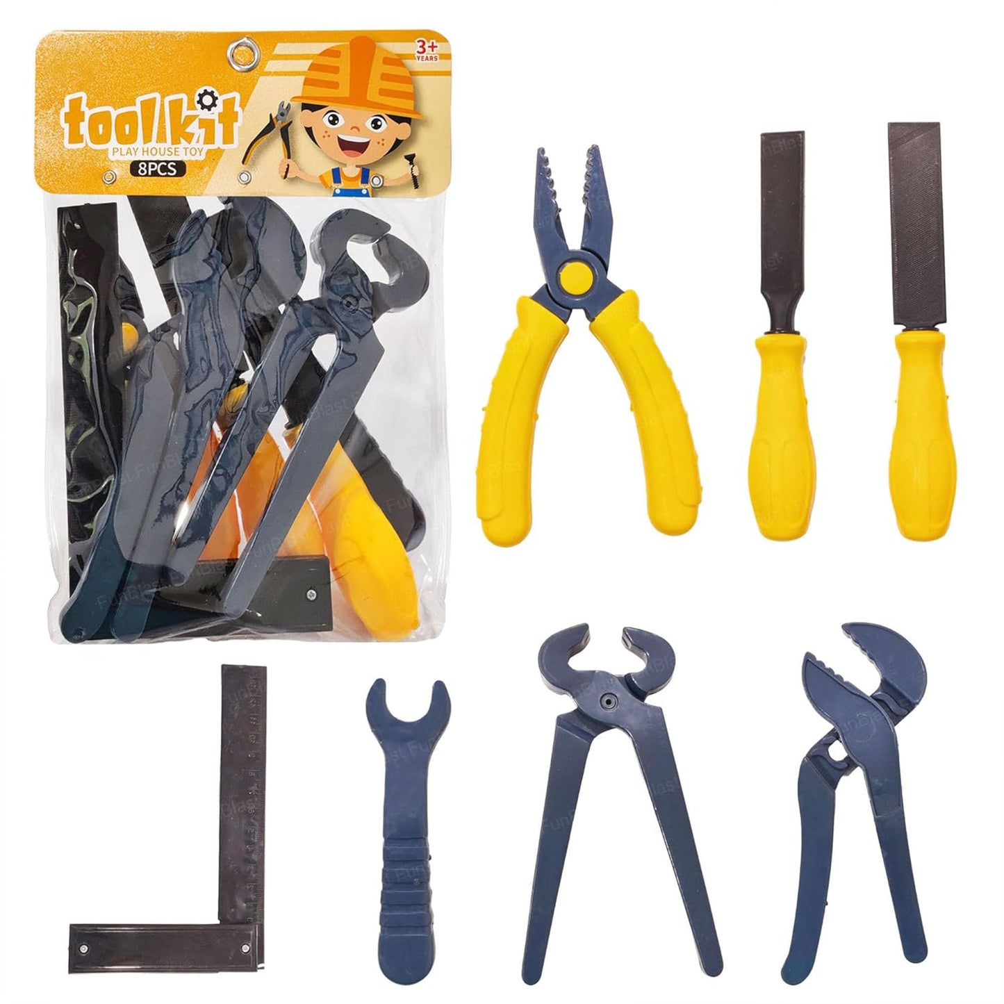 Funblast Tools Kits Toy For Kids  Pretend Role Play Toys For Boys, Workshop Tool Kit For Kid, Engineer Workshop Tool Kit For Ki