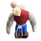 Maikerry 12" PVZ Gargantuar Zombies Plush Toy - Soft Gray Stuffed Doll, Durable Polyester