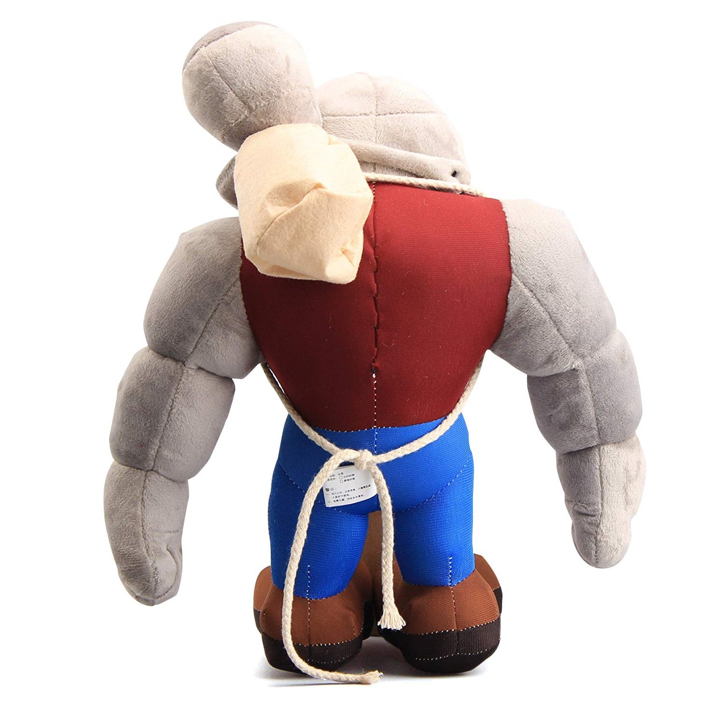 Maikerry 12" PVZ Gargantuar Zombies Plush Toy - Soft Gray Stuffed Doll, Durable Polyester