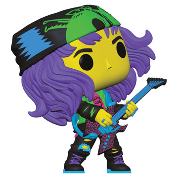 Funko Pop! Stranger Things Eddie With Guitar Blacklight Vinyl Figure #1462 - Entertainment Earth Exclusive