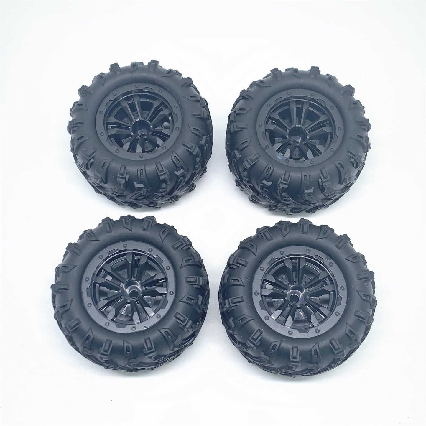 KingVal 4PCS Replacement 85MM Tire Wheel Tyre RC Spare Parts Compatible with JJRC Q117-A Q117-B RC Car