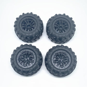KingVal 4PCS Replacement 85MM Tire Wheel Tyre RC Spare Parts Compatible with JJRC Q117-A Q117-B RC Car