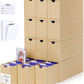 Leyzan Card Storage Box For Toploader, 12  600 Count Cardboard Trading Card Organizer Box With Dividers For Sports Tcg Mtg, Brow