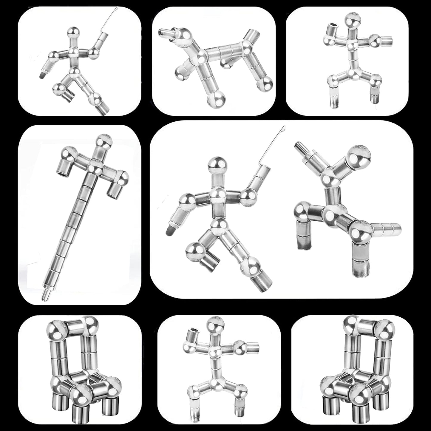 Aoyalabor Magnetic Fidget Pen, Magnetic Pen Gifts For Teenage Boys Decompression Magnet Pen Fidget Toy Pens, Christmas Birthday