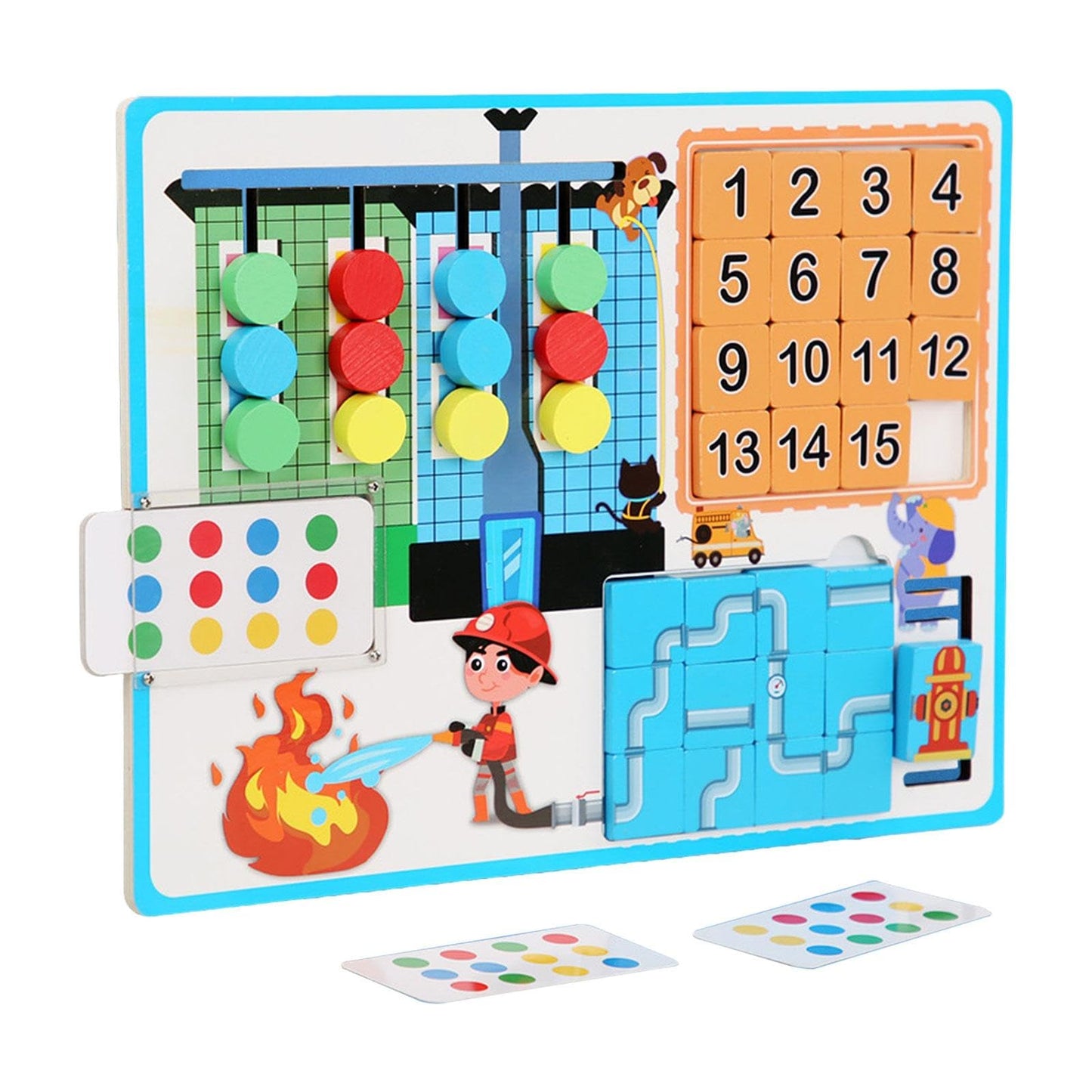 Loom Tree 3 In 1 Learning Educational Set For Preschool Fine Motor Skills Kindergarten | Toys For Baby | Developmental Baby Toys