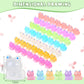 Fuyamp 100 Pcs Mini Resin Luminous Frogs Glow in The Dark Tiny Frogs Luminous Mini Portrait Mini Fairy Garden DIY Christmas Birt