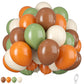 Sage Green And Orange Balloons, 12 Inch Green Brown Orange Balloons Olive Green Brown Beige Jungle Safari Wild Woodland Balloon