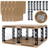 Wsryltch Brick 16X16 Plate 1/3 With Holes,Pixel Art Painting Base Pins Suppor Pillar Accessories Pack, Classic Building Block Bu
