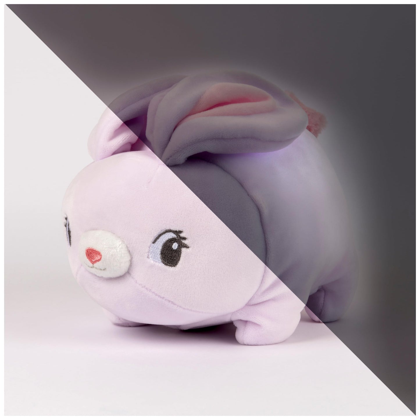 GUND Glow Bops BunBop Bunny - Touch Activated LED Plush Toy, 8”, Bunny, High Quality Materials