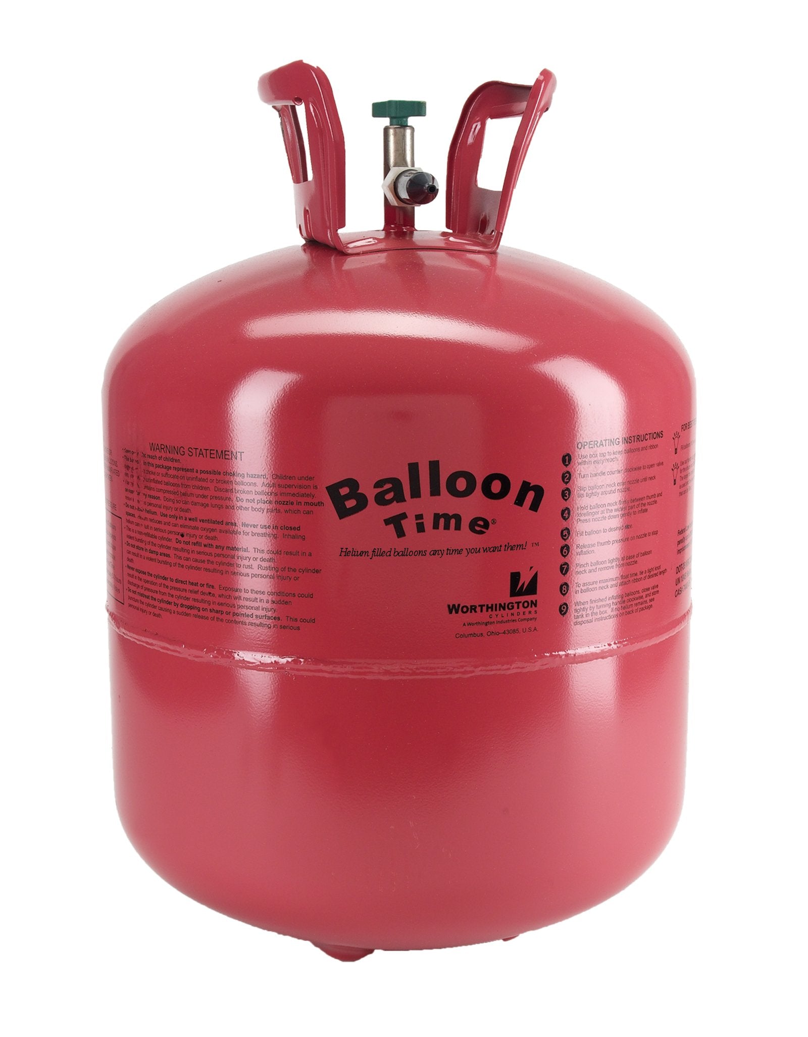 Jumbo Helium Tank - Portable Balloon Inflator for Parties, Weddings, Birthdays & Events - Eco-Friendly, Recyclable, 14.9 ft Capa