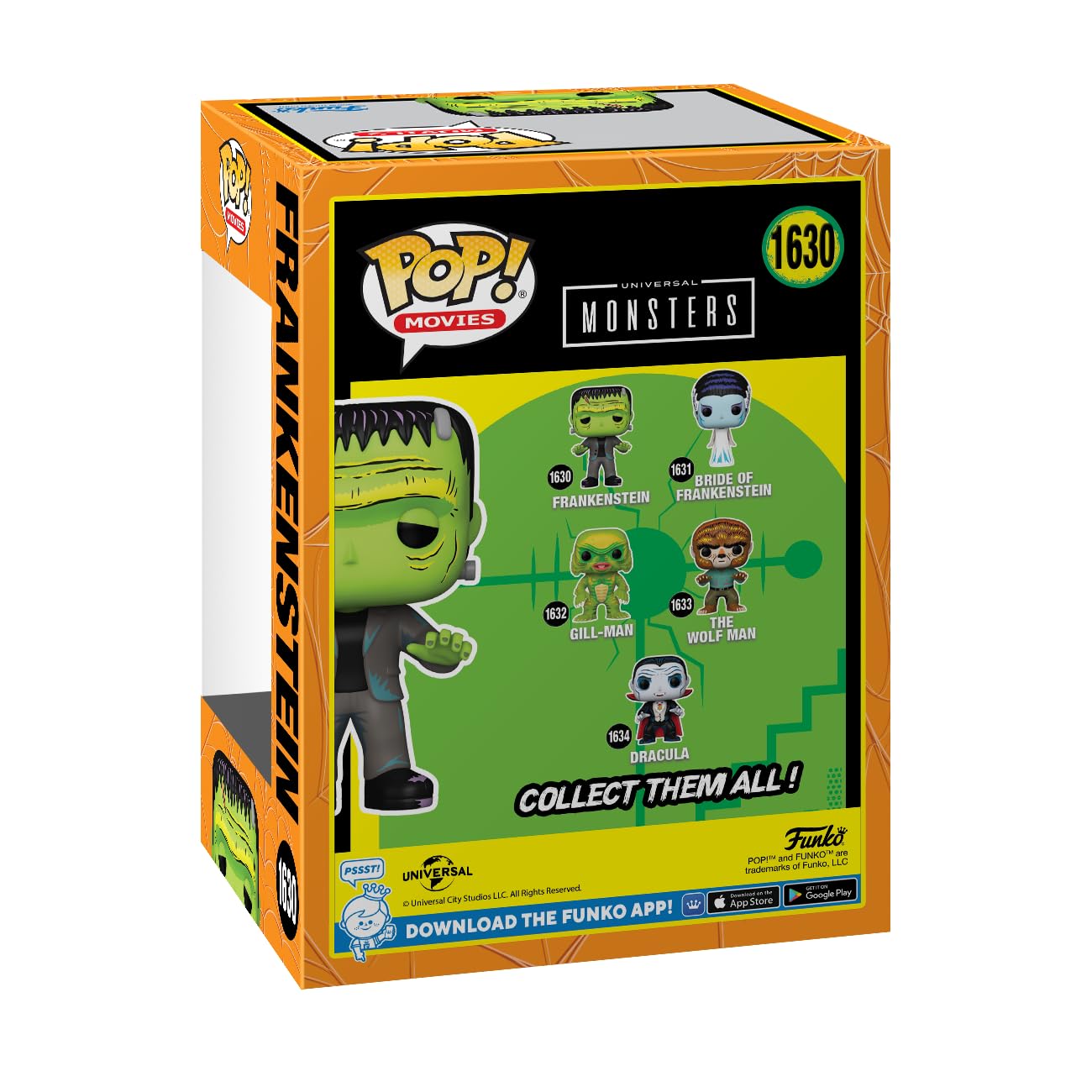 Funko POP! Universal Monsters Frankenstein Collectible Vinyl Figure - Multicolor - Model 80997 - Perfect Gift for Horror Fans