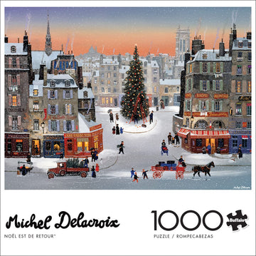 Buffalo Games 1000 Piece Jigsaw Puzzle - Michel Delacroix - Large Multicolor - Paper - Perfect for Adults and Game Nights