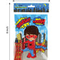 Tiny Mills Superhero Coloring Books for Kids - 12 Books and 48 Crayons Party Favors, Prizes, Favor Bag Filler, Party Supplies