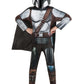 Star Wars Boys Deluxe Mandalorian Costume, Kids Halloween Costume, Child - Officially Licensed Medium
