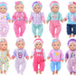 10 Sets Doll Clothes Accessories Play Set Include Rompers Outfits For 14-16 Inch Dolls And 43Cm/17 Inch New Baby Dolls (No Doll)