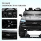 Jojoka Baby Car 24V 2-Seater Truck Licensed Chevrolet Silverado Ride On Toy w/Parent Remote Control,4xSpring Suspension, Wireles