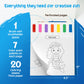 Paint With Water Coloring Book For Toddlers: Mess Free Kids Watercolor Painting Activity Kit - Arts And Crafts For Ages 3 4 5 6