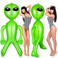 Zhanmai 63 Inch Giant Inflatable Alien Blow Up Jumbo Green Inflate Alien For Theme Birthday Party Favors Decorations Indoor Outdoor Photo Prep Halloween Easter Christmas Decorations(1 Piece)