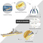 Piececool 3D Metal Puzzles For Teens, Russian Battlecruiser Pyotr Velikiy Battleship Model Kit, 3D Warship Models Building Puzzle For Adults Diy Toys, Birhtday For Boys Men, 270 Pcs